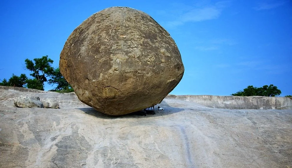Krishna’s Butter Ball Mahabalipuram
